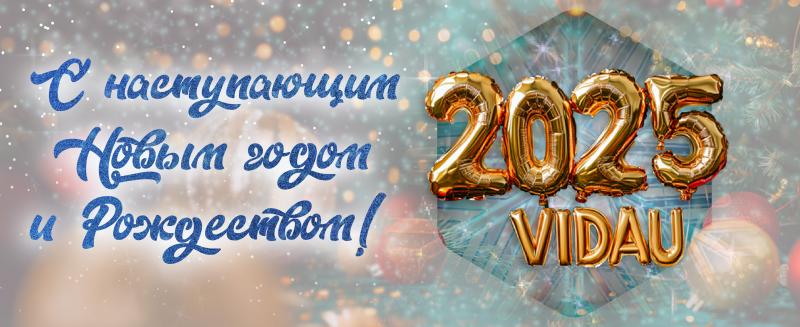 VIDAU Systems поздравляет с Новым 2025 годом!