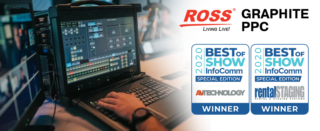 Решение ROSS победило в двух номинациях на «Future Best of Show InfoComm 2020»