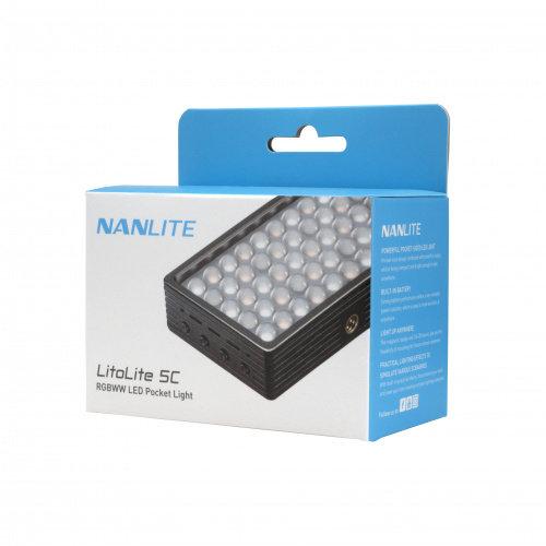 LitoLite 5C RGBWW Nanlite Осветитель LED Pocket Light