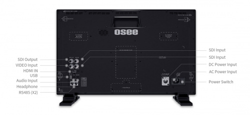 Яркий 1500 nit HDR монитор с комплектом аксессуаров LCD 21,5'' OSEE LCM215-HDR + KIT