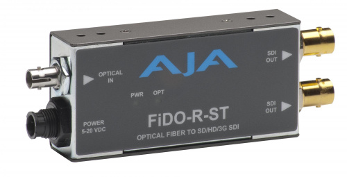 Одноканальный оптический конвертер AJA FiDO-R-ST