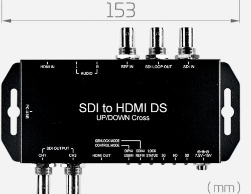 Перекрестный преобразователь SDI bidirect HDMI Genlock Cross Yuan