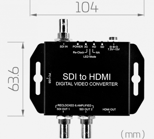 Конвертер SDI в HDMI Yuan