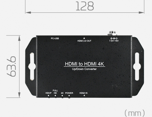 Конвертер HDMI to HDMI 2.0 4K Yuan