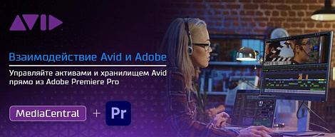 AvidMediaCentral | Panel для Adobe Premiere Pro – прямой доступ для высокой производительности