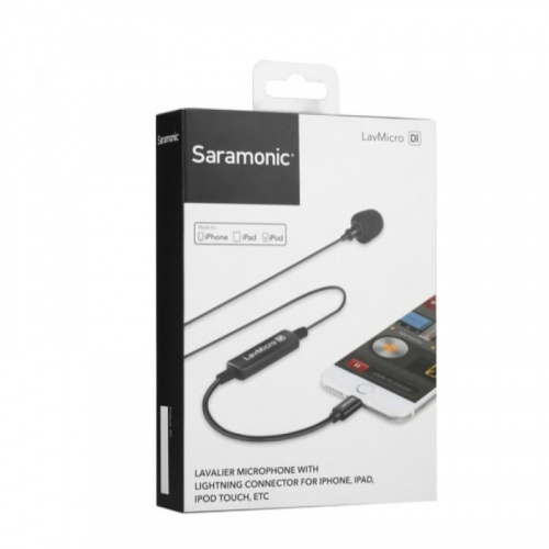 Микрофон петличный Saramonic LavMicro Di для смартфонов (вход Apple Lightning)