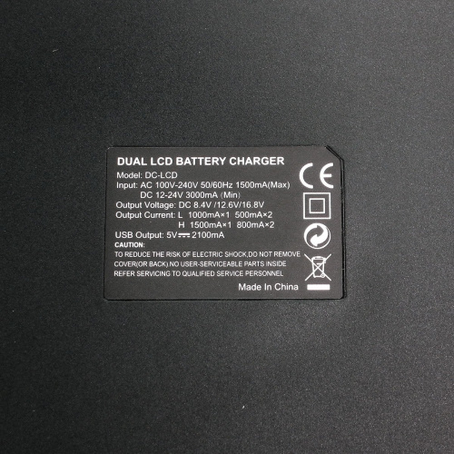 Зарядное устройство 2-х канальное 16,8В CNRY BP-A LCD